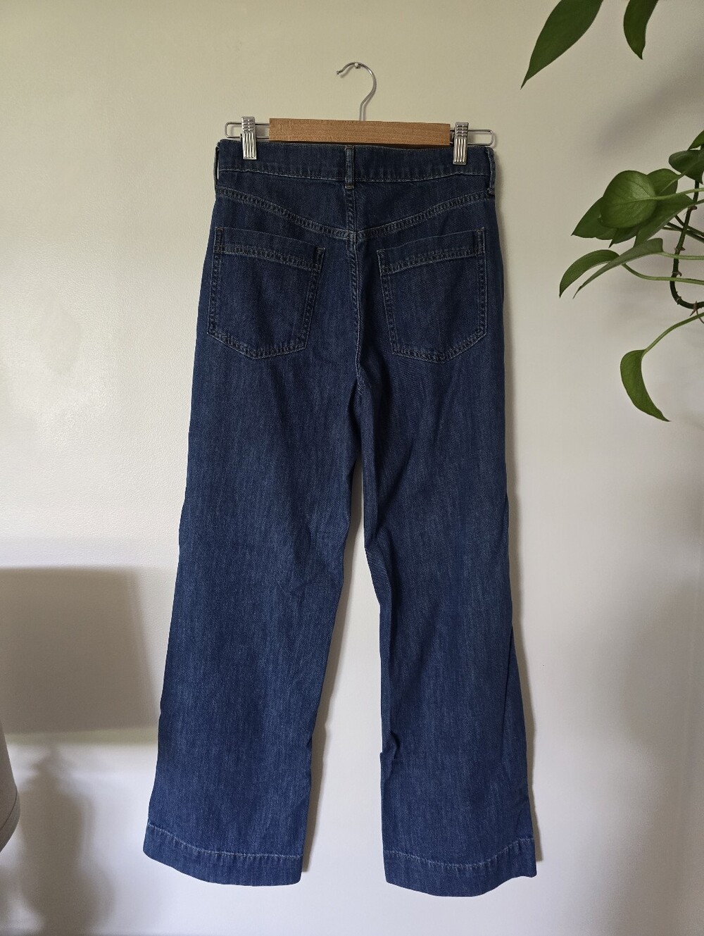 J. Crew Size 26 Womens Jeans Wide Leg Full Length Tailored / Trouser Style - Picture 3 of 9
